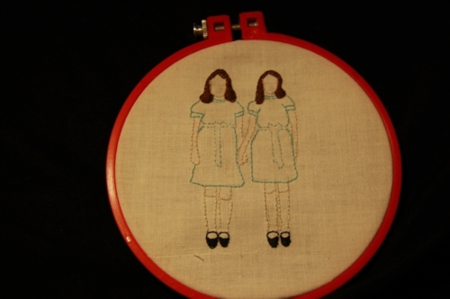 shining twins embroidery